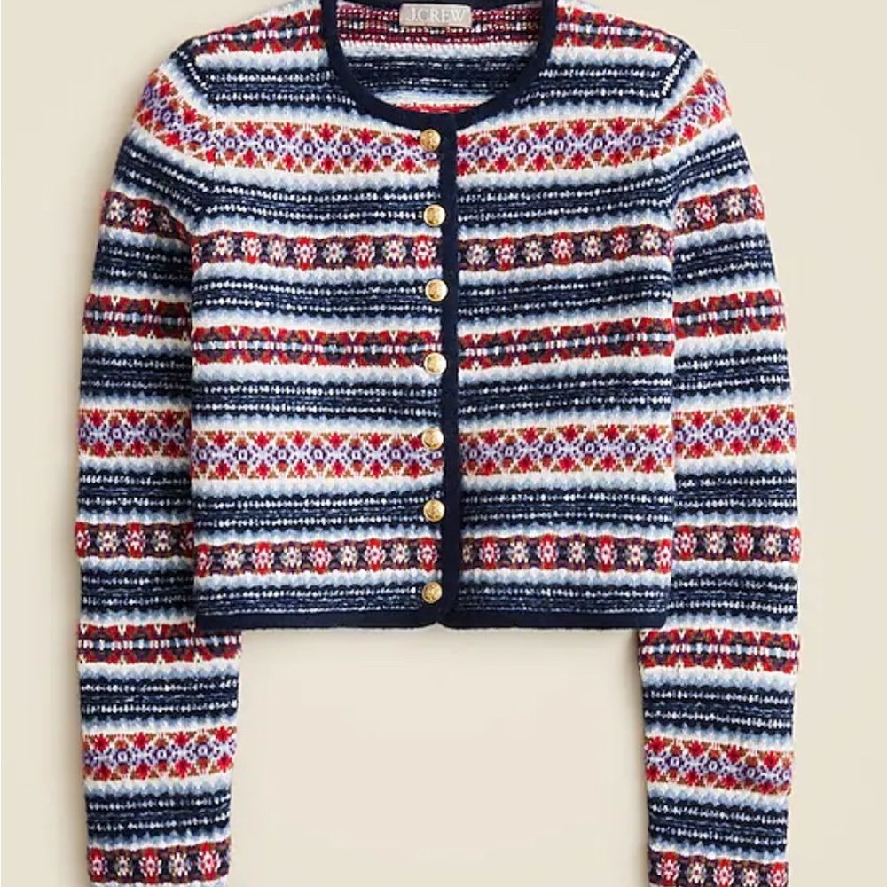 J. Crew Multicolor Knit Sweater